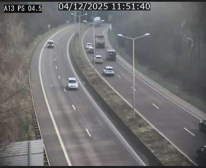 <h2>Traffic live webcam Luxembourg Differdange - A13 direction Esch-sur-Alzette - BK 4.5</h2>