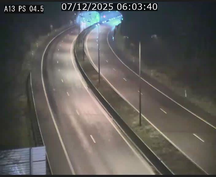 Traffic live webcam Luxembourg Differdange - A13 direction Esch-sur-Alzette - BK 4.5