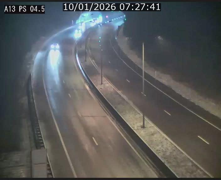 Traffic live webcam Luxembourg Differdange - A13 direction Esch-sur-Alzette - BK 4.5