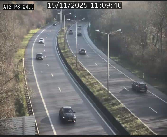 Traffic live webcam Luxembourg Differdange - A13 direction Esch-sur-Alzette - BK 4.5