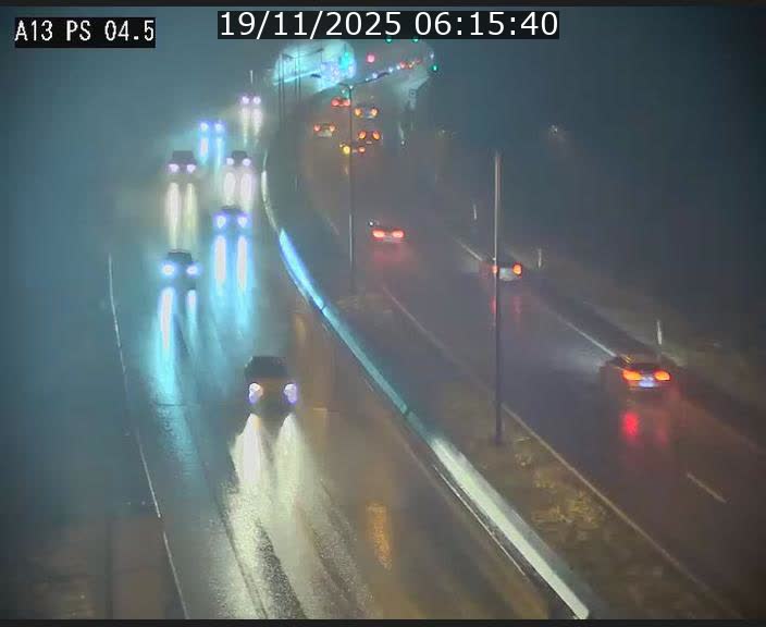 Traffic live webcam Luxembourg Differdange - A13 direction Esch-sur-Alzette - BK 4.5