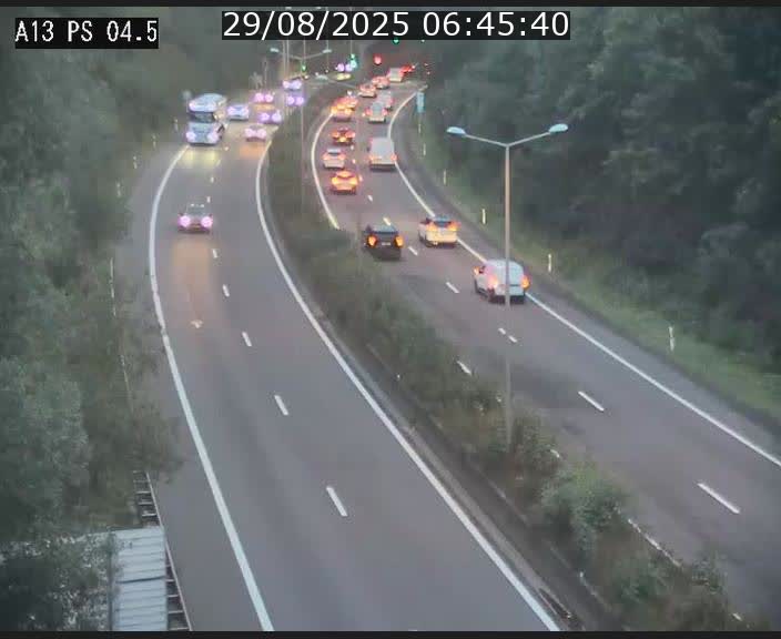 <h2>Traffic live webcam Luxembourg Differdange - A13 direction Esch-sur-Alzette - BK 4.5</h2>