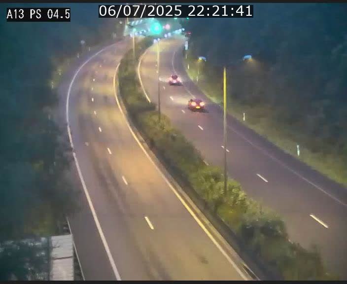 Traffic live webcam Luxembourg Differdange - A13 direction Esch-sur-Alzette - BK 4.5