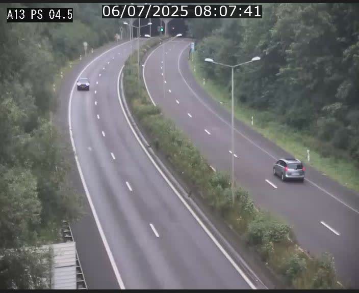 Traffic live webcam Luxembourg Differdange - A13 direction Esch-sur-Alzette - BK 4.5