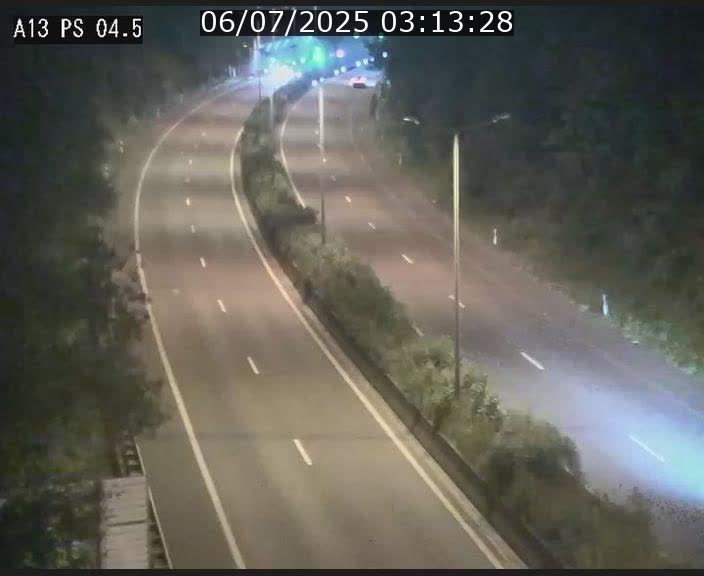 Traffic live webcam Luxembourg Differdange - A13 direction Esch-sur-Alzette - BK 4.5