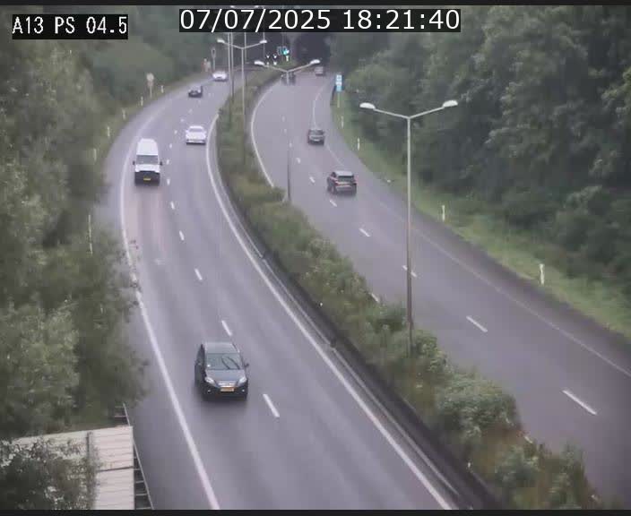 Traffic live webcam Luxembourg Differdange - A13 direction Esch-sur-Alzette - BK 4.5