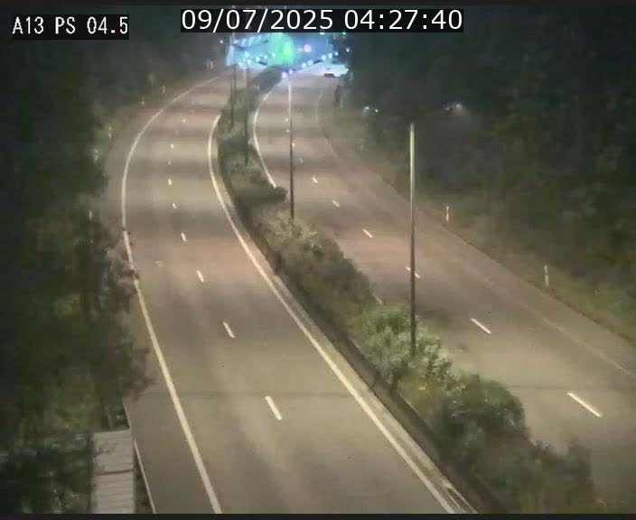 Traffic live webcam Luxembourg Differdange - A13 direction Esch-sur-Alzette - BK 4.5