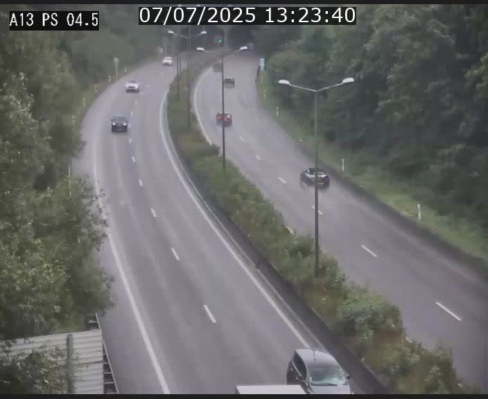 Traffic live webcam Luxembourg Differdange - A13 direction Esch-sur-Alzette - BK 4.5