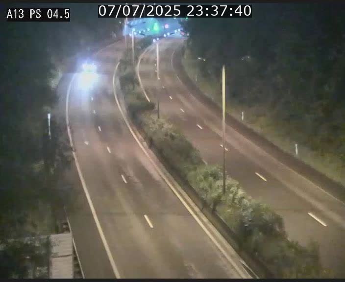Traffic live webcam Luxembourg Differdange - A13 direction Esch-sur-Alzette - BK 4.5