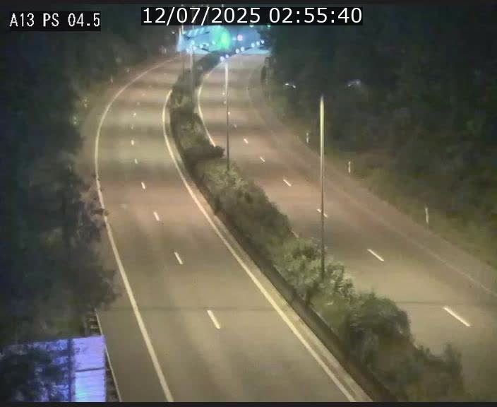 Traffic live webcam Luxembourg Differdange - A13 direction Esch-sur-Alzette - BK 4.5