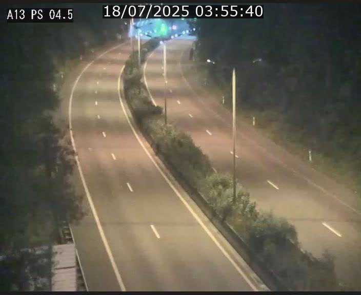 Traffic live webcam Luxembourg Differdange - A13 direction Esch-sur-Alzette - BK 4.5