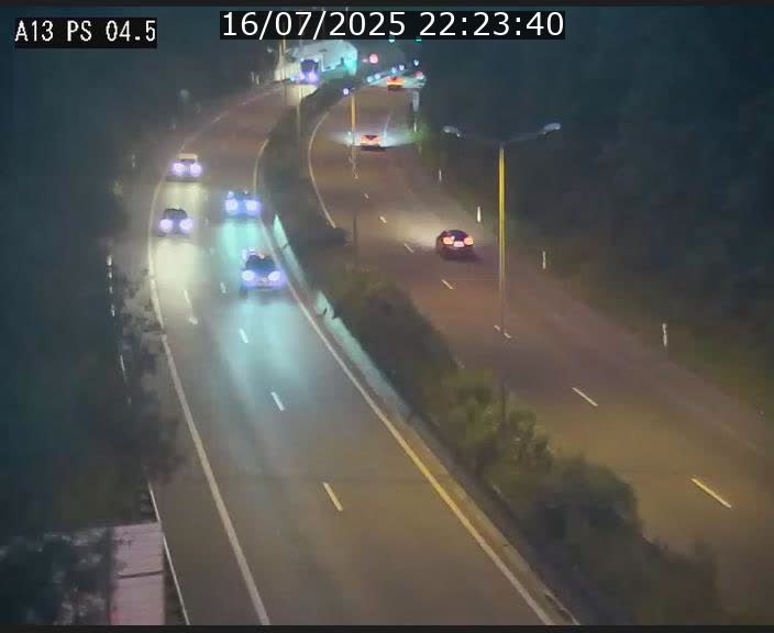 Traffic live webcam Luxembourg Differdange - A13 direction Esch-sur-Alzette - BK 4.5