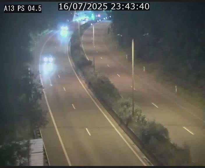 Traffic live webcam Luxembourg Differdange - A13 direction Esch-sur-Alzette - BK 4.5
