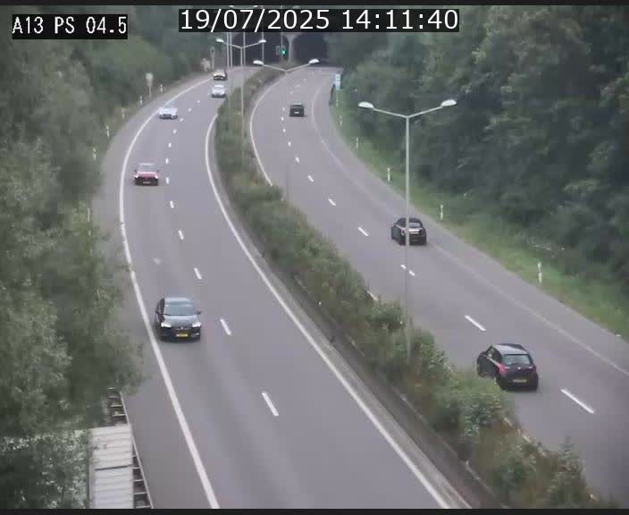 Traffic live webcam Luxembourg Differdange - A13 direction Esch-sur-Alzette - BK 4.5