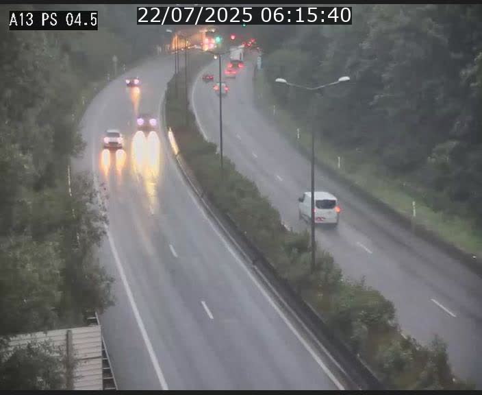 Traffic live webcam Luxembourg Differdange - A13 direction Esch-sur-Alzette - BK 4.5