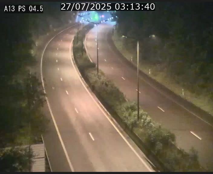 Traffic live webcam Luxembourg Differdange - A13 direction Esch-sur-Alzette - BK 4.5