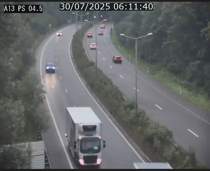 Traffic live webcam Luxembourg Differdange - A13 direction Esch-sur-Alzette - BK 4.5