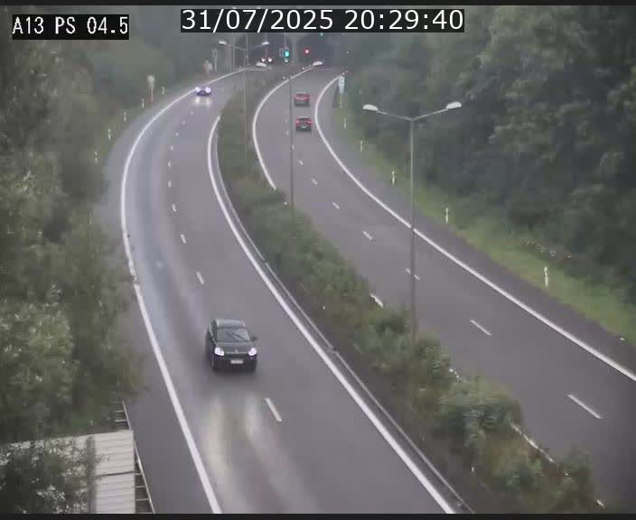 Traffic live webcam Luxembourg Differdange - A13 direction Esch-sur-Alzette - BK 4.5