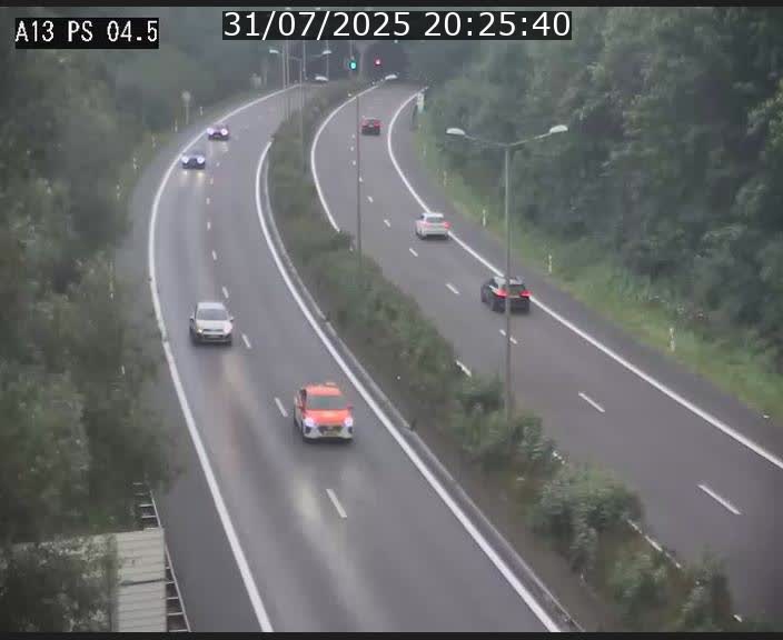 Traffic live webcam Luxembourg Differdange - A13 direction Esch-sur-Alzette - BK 4.5
