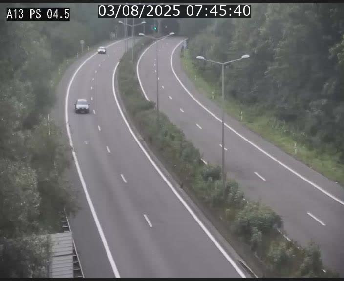 Traffic live webcam Luxembourg Differdange - A13 direction Esch-sur-Alzette - BK 4.5