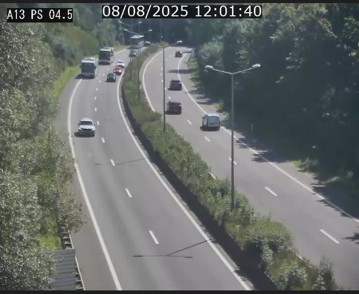 Traffic live webcam Luxembourg Differdange - A13 direction Esch-sur-Alzette - BK 4.5