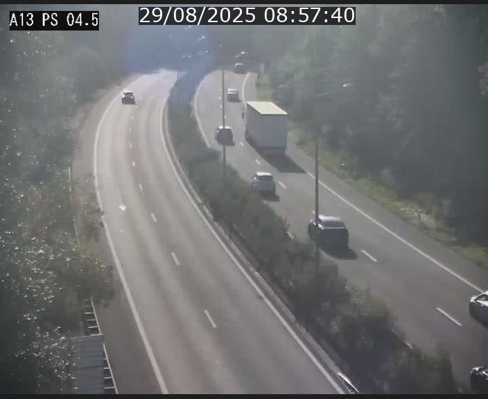 Traffic live webcam Luxembourg Differdange - A13 direction Esch-sur-Alzette - BK 4.5