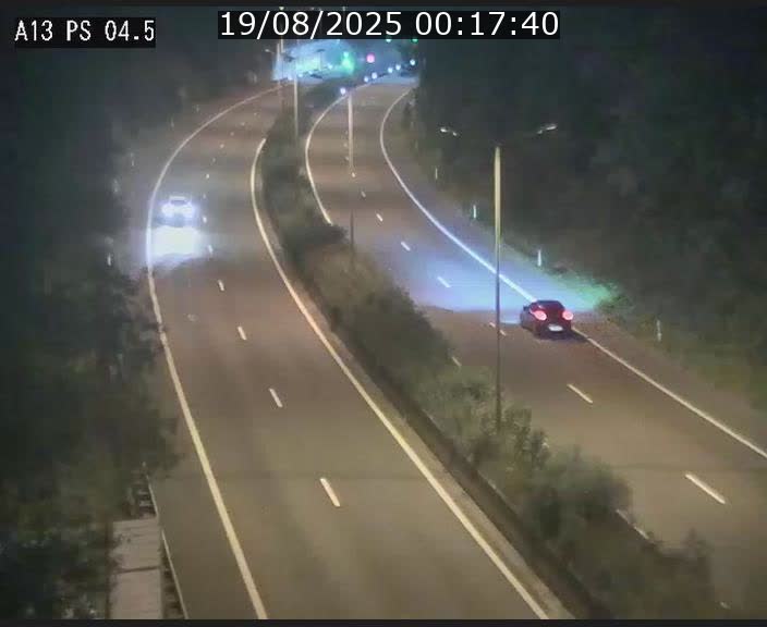 Traffic live webcam Luxembourg Differdange - A13 direction Esch-sur-Alzette - BK 4.5