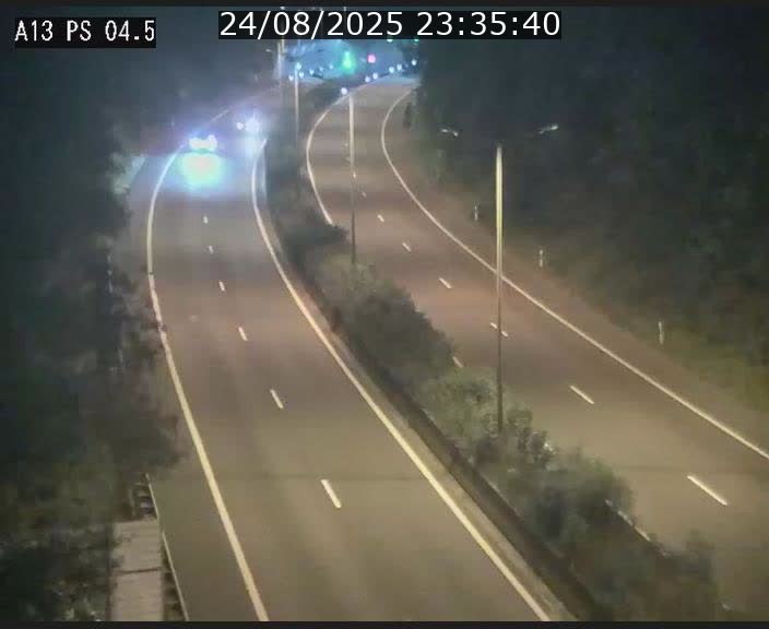 Traffic live webcam Luxembourg Differdange - A13 direction Esch-sur-Alzette - BK 4.5