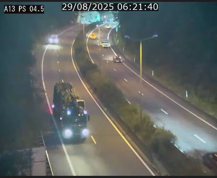 Traffic live webcam Luxembourg Differdange - A13 direction Esch-sur-Alzette - BK 4.5