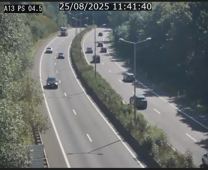 Traffic live webcam Luxembourg Differdange - A13 direction Esch-sur-Alzette - BK 4.5