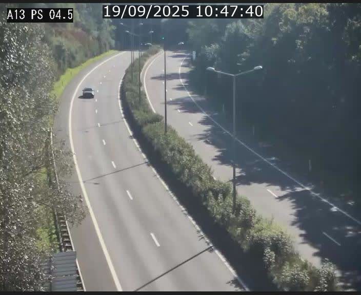 Traffic live webcam Luxembourg Differdange - A13 direction Esch-sur-Alzette - BK 4.5