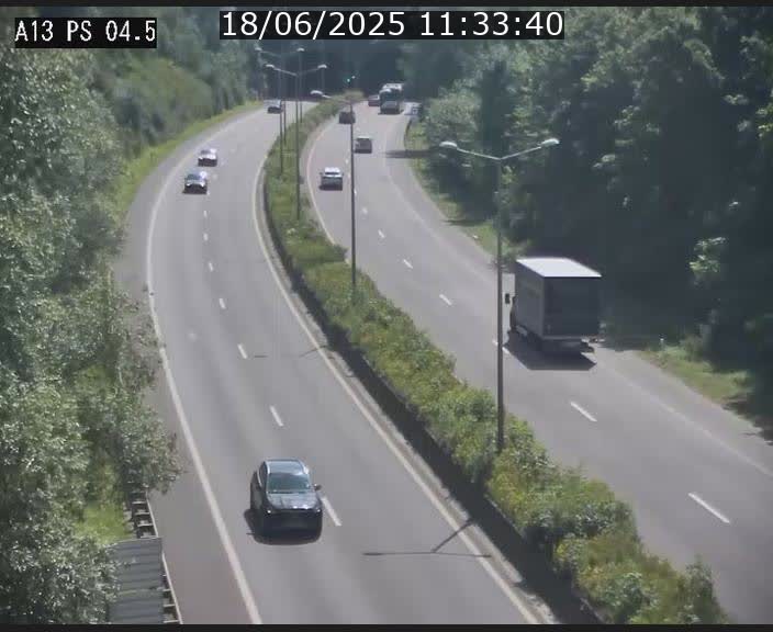 <h2>Traffic live webcam Luxembourg Differdange - A13 direction Esch-sur-Alzette - BK 4.5</h2>