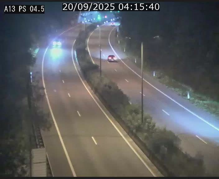 Traffic live webcam Luxembourg Differdange - A13 direction Esch-sur-Alzette - BK 4.5