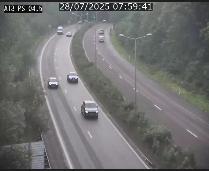 <h2>Traffic live webcam Luxembourg Differdange - A13 direction Esch-sur-Alzette - BK 4.5</h2>