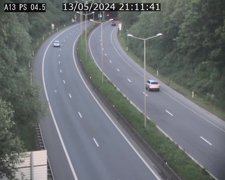 Traffic live webcam Luxembourg Differdange - A13 direction Esch-sur-Alzette - BK 4.5