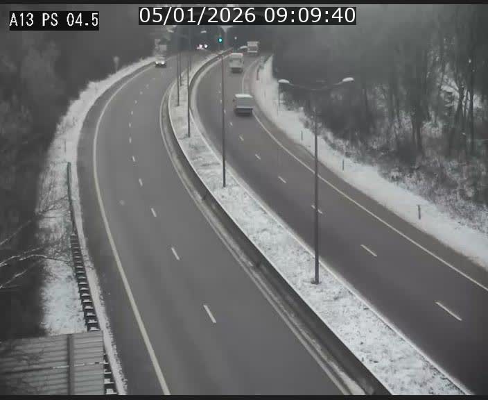 Traffic live webcam Luxembourg Differdange - A13 direction Esch-sur-Alzette - BK 4.5