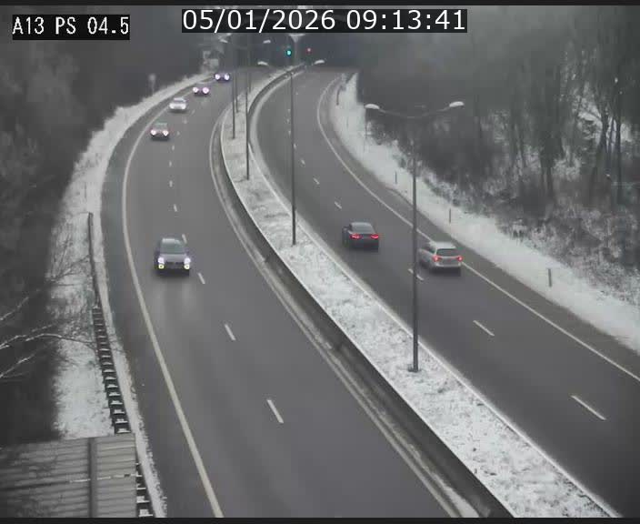 Traffic live webcam Luxembourg Differdange - A13 direction Esch-sur-Alzette - BK 4.5