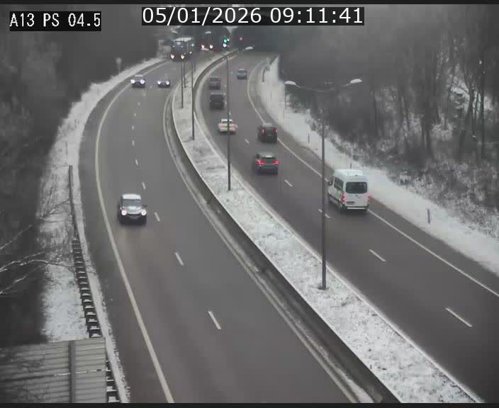 Traffic live webcam Luxembourg Differdange - A13 direction Esch-sur-Alzette - BK 4.5