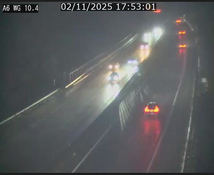 <h2>Traffic live webcam Luxembourg Mamer - A6 - BK 10.4 - direction Luxembourg/France/Allemagne</h2>