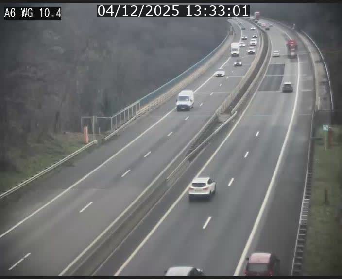 <h2>Traffic live webcam Luxembourg Mamer - A6 - BK 10.4 - direction Luxembourg/France/Allemagne</h2>