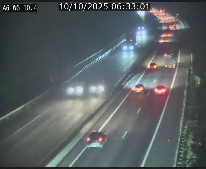 <h2>Traffic live webcam Luxembourg Mamer - A6 - BK 10.4 - direction Luxembourg/France/Allemagne</h2>