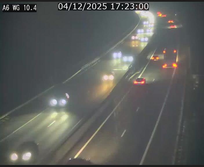 <h2>Traffic live webcam Luxembourg Mamer - A6 - BK 10.4 - direction Luxembourg/France/Allemagne</h2>