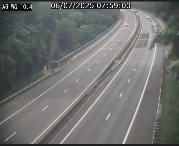 <h2>Traffic live webcam Luxembourg Mamer - A6 - BK 10.4 - direction Luxembourg/France/Allemagne</h2>