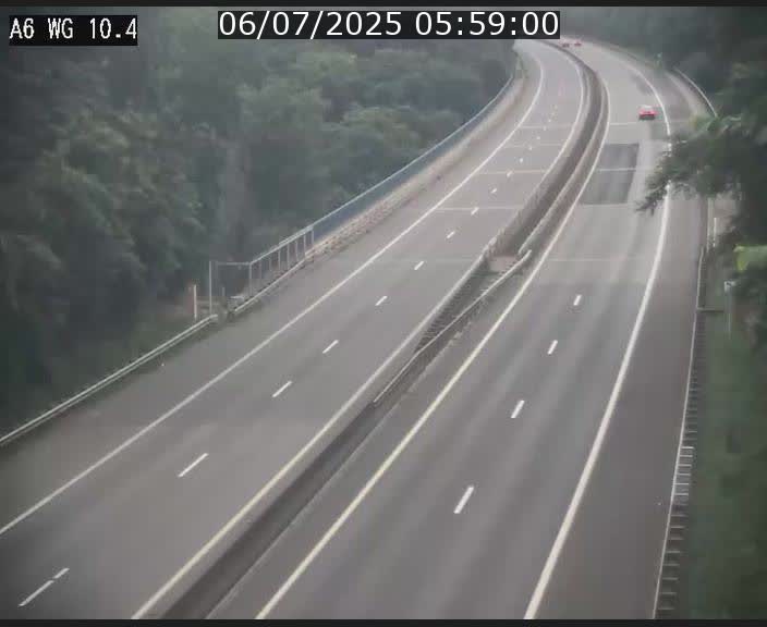 <h2>Traffic live webcam Luxembourg Mamer - A6 - BK 10.4 - direction Luxembourg/France/Allemagne</h2>