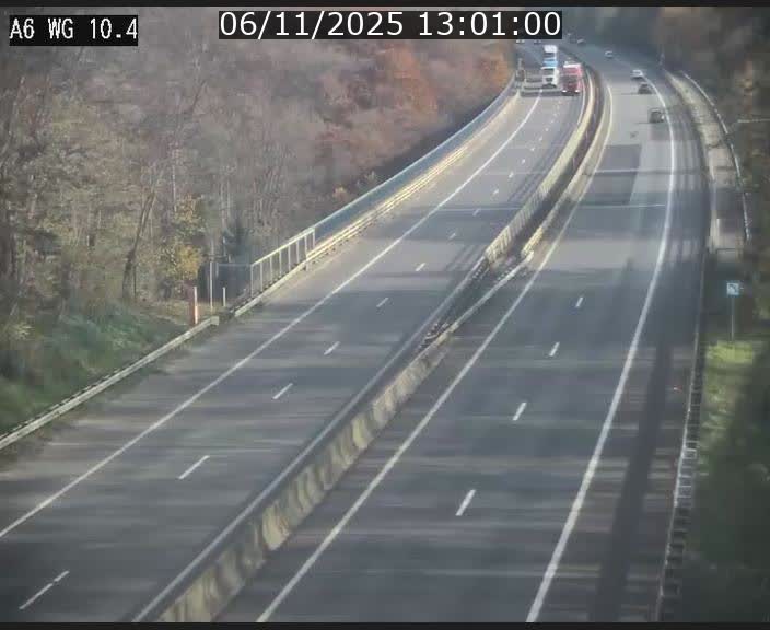 <h2>Traffic live webcam Luxembourg Mamer - A6 - BK 10.4 - direction Luxembourg/France/Allemagne</h2>