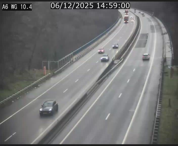 <h2>Traffic live webcam Luxembourg Mamer - A6 - BK 10.4 - direction Luxembourg/France/Allemagne</h2>