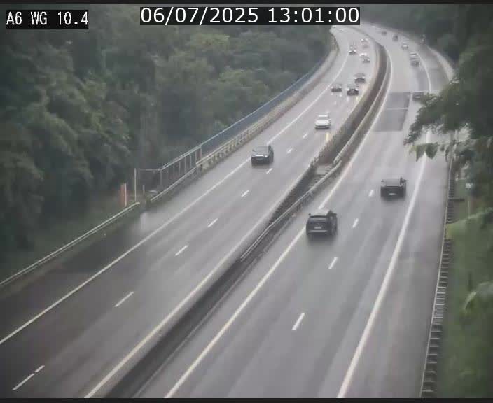<h2>Traffic live webcam Luxembourg Mamer - A6 - BK 10.4 - direction Luxembourg/France/Allemagne</h2>