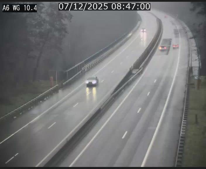 <h2>Traffic live webcam Luxembourg Mamer - A6 - BK 10.4 - direction Luxembourg/France/Allemagne</h2>