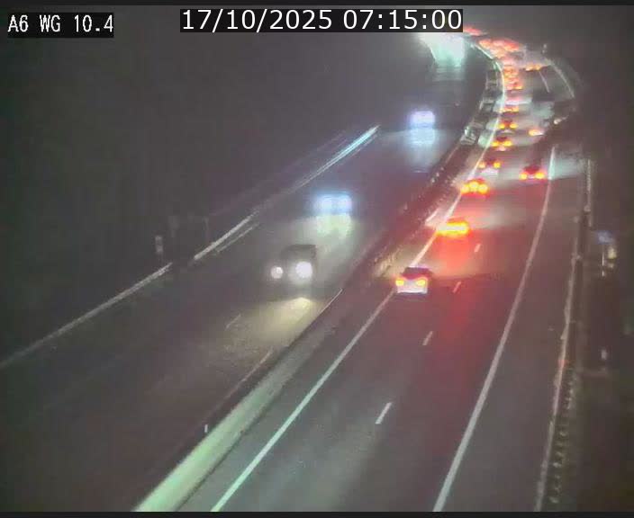 <h2>Traffic live webcam Luxembourg Mamer - A6 - BK 10.4 - direction Luxembourg/France/Allemagne</h2>