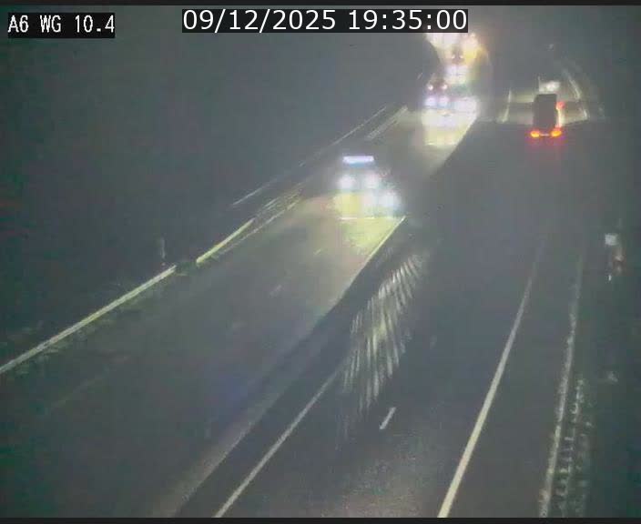 <h2>Traffic live webcam Luxembourg Mamer - A6 - BK 10.4 - direction Luxembourg/France/Allemagne</h2>